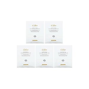 Tratamento Nutritivo de Trufa Branca Máscara de Beleza 5 Máscaras Faciais 25 ml Cada - d'Alba
