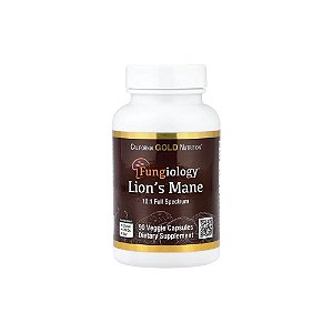 Juba-de-leão Orgânico 90 Cápsulas Vegetais - California Gold Nutrition