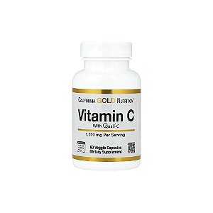 Vitamina C Quali-C 1.000mg 60 Cápsulas Vegetais - California Gold Nutrition
