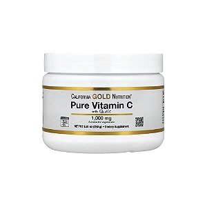 Vitamina C Pura Quali-C em Pó 250 g - California Gold Nutrition