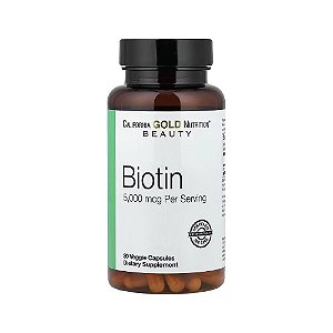 Biotina 5.000mcg 30 Cápsulas Vegetais - California Gold Nutrition