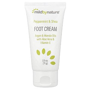 Creme para os Pés Hortelã-Pimenta e Karité com Óleos de Argão e Marula 71 g - Mild By Nature