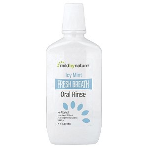 Enxaguante Bucal para Hálito Fresco Sem Álcool Menta Gelada 473 ml - Mild By Nature
