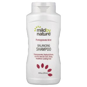 Shampoo Balanceador de Menta e Romã 473 ml - Mild By Nature
