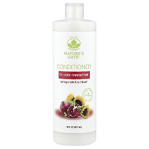 Nature's Gate Condicionador de Romã e Girassol para Cabelos Tingidos 473 ml - Mild By Nature