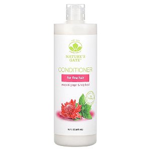 Nature's Gate Condicionador de Gengibre Awapuhi e Manjericão Santo para Cabelos Finos 473 ml - Mild By Nature