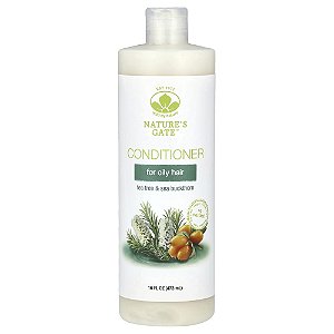 Nature's Gate Condicionador de Melaleuca e Espinheiro-marítimo para Cabelos Oleosos 473 ml - Mild By Nature