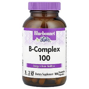 Complexo B 100 100 Cápsulas Vegetais - Bluebonnet Nutrition