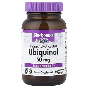 Ubiquinol CellularActive 50 mg 60 Cápsulas Cápsulas Gelatinosas Vegetarianas - Bluebonnet Nutrition