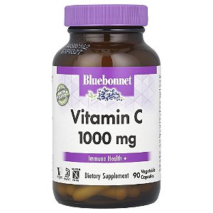 Vitamina C 1.000mg 90 Cápsulas Vegetais - Bluebonnet Nutrition