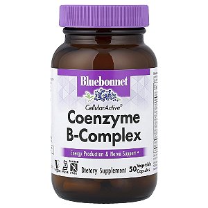 Coenzima do Complexo B CellularActive 50 Cápsulas Vegetais - Bluebonnet Nutrition