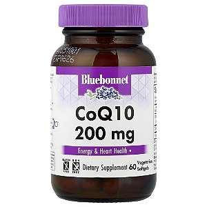 CoQ10 200 mg 60 Cápsulas - Bluebonnet Nutrition