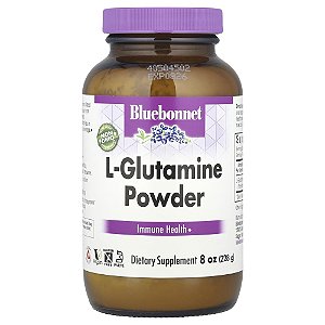 L-Glutamina em Pó 228g - Bluebonnet Nutrition