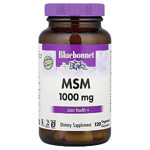 MSM 1000mg 120 Cápsulas Vegetais - Bluebonnet Nutrition