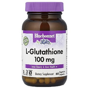 L-Glutationa 100 mg 60 Cápsulas Vegetais - Bluebonnet Nutrition