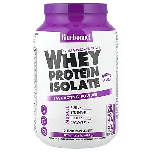 Whey Protein Isolado Sabor Original Natural 992g - Bluebonnet Nutrition