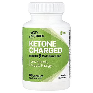 Ketone Charged goBHB Sem Cafeína 60 Cápsulas - Real Ketones