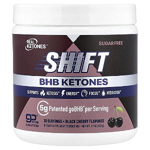 Shift Mistura em Pó de BHB Cetonas Cereja Preta 223 g - Real Ketones
