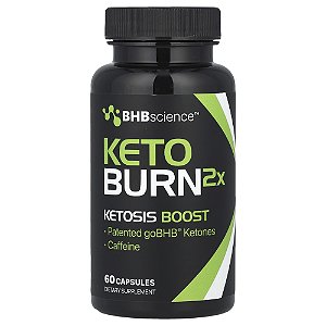 BHBscience Keto Burn2X 60 Cápsulas - Real Ketones