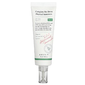 Complete No-Stress Physical Sunscreen FPS 50+ Protetor Solar 50 ml - Axis-Y