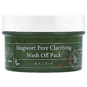Mugwort Pore Clarifying Wash Off Pack Máscara de Poros 100 ml - Axis-Y