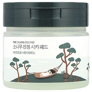 Pine Calming Cica Pad Almofadas Tonificadoras 50 Unid 195 ml - Round Lab