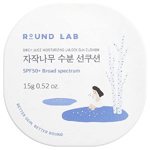Birch Juice Moisturizing Sun Cushion FPS 50+ Protetor Solar 15 g - Round Lab