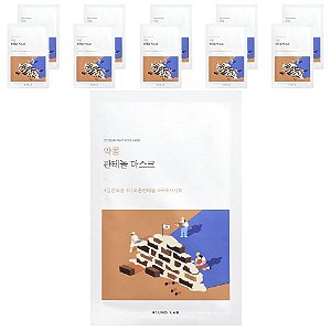 Soybean Panthenol Mask Máscara Facial 10 Unidades 25 ml - Round Lab