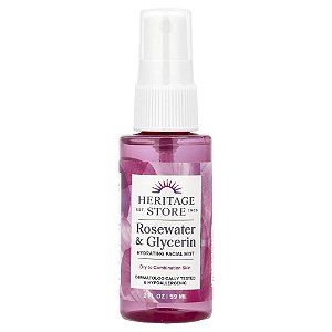 Rosewater and Glycerin Spray Facial Hidratante 59 ml - Heritage Store