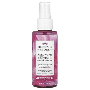 Rosewater and Glycerin Spray Facial Hidratante 118 ml - Heritage Store
