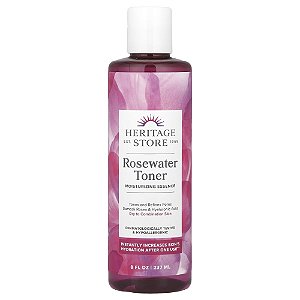 Rosewater Toner Tônico Facial 237 ml - Heritage Store
