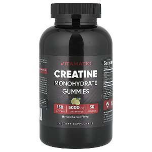 Gomas de Creatina Monohidratada Limao 150 Gomas - Vitamatic
