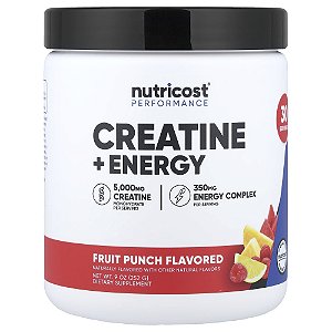 Performance Creatina e Energia Ponche de Frutas 252 g - Nutricost