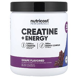 Performance Creatina e Energia Uva 252 g - Nutricost