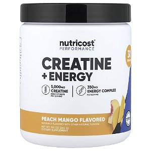 Performance Creatina e Energia Pessego e Manga 264 g - Nutricost