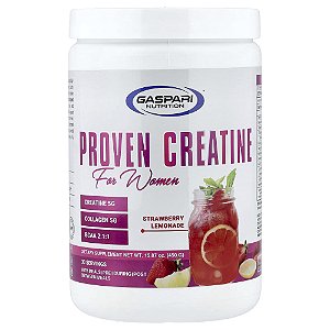 Creatina para Mulheres Limonada de Morango 450 g - Gaspari Nutrition