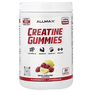 Gomas de Creatina Limonada com Framboesa 1250 mg 90 Gomas - ALLMAX