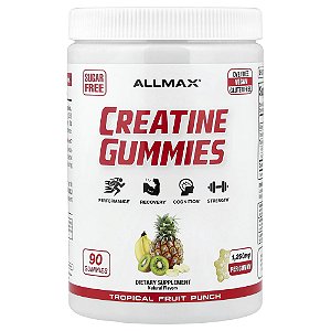 Gomas de Creatina Ponche de Frutas Tropicais 1250 mg 90 Gomas - ALLMAX