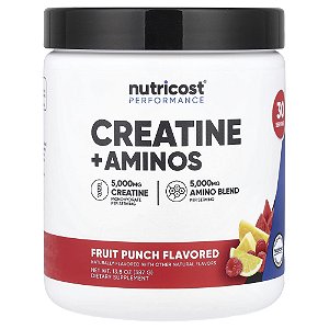 Performance Creatina e Aminoacidos Ponche de Frutas 387 g - Nutricost