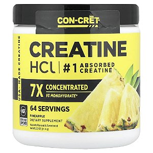 Cloridrato de Creatina HCL 750mg Abacaxi 61.4 g - Con-Cret