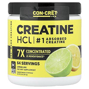 Cloridrato de Creatina HCL Limao e Limao Taiti 61.4 g - Con-Cret