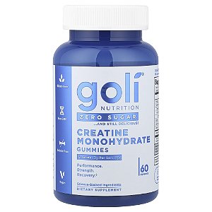 Gomas de Creatina Monohidratada 60 Gomas - Goli Nutrition