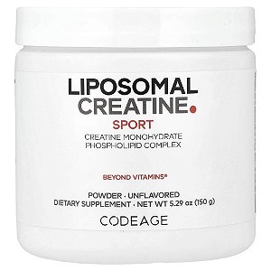 Creatina Lipossomal Sport em Pó Sem Sabor 150 g - Codeage