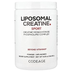 Creatina Lipossomal Sport em Pó Sem Sabor 455 g - Codeage