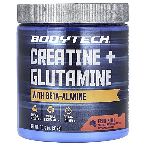 Creatina e Glutamina com Beta-Alanina Ponche de Frutas 357 g - BodyTech