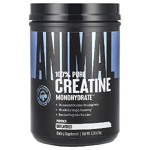 Creatina Monohidratada em Pó Sem Sabor 1 kg - Animal