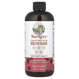 Multivitamínico Líquido Matinal Framboesa 450 ml - MaryRuth's