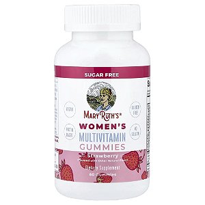 Gomas Multivitamínicas para Mulheres Morango 60 Gomas - MaryRuth's