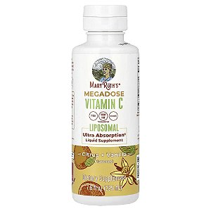 Megadose Vitamina C Lipossomal Cítricos + Baunilha 225 ml - MaryRuth's