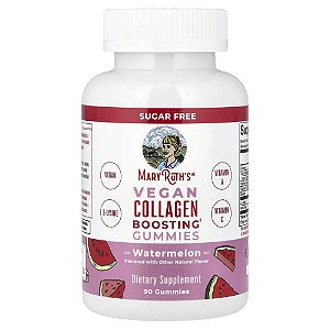 Gomas de Reforço de Colágeno Vegano Melancia 90 Gomas - MaryRuth's